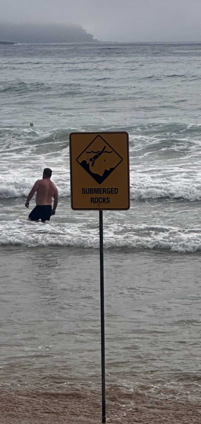 Submerged rocks, hidden dangers
