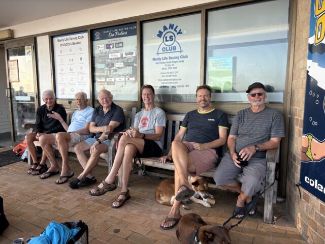 The men at the bench.